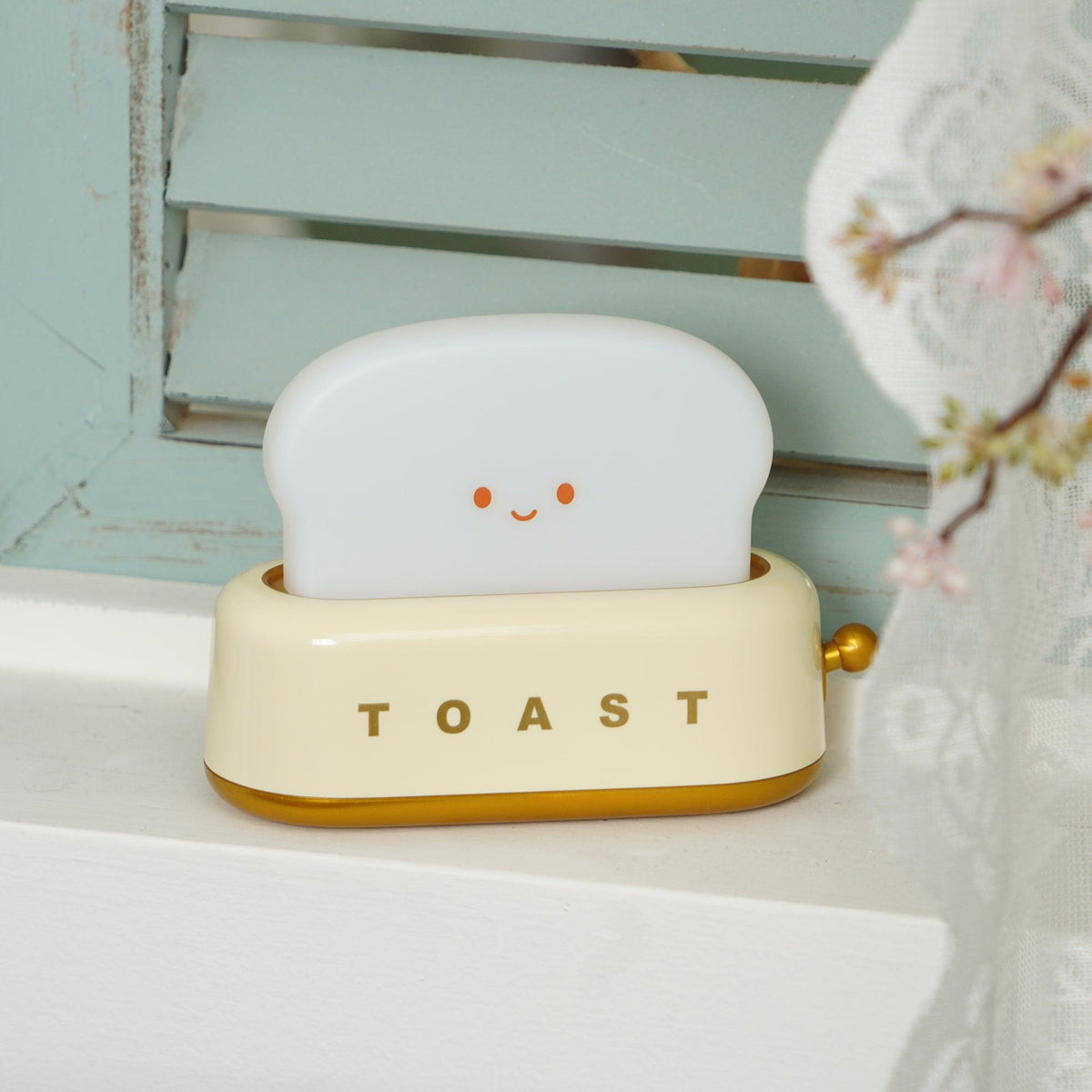 Toaster Lamp, Novelty Light with Glowing Toast
