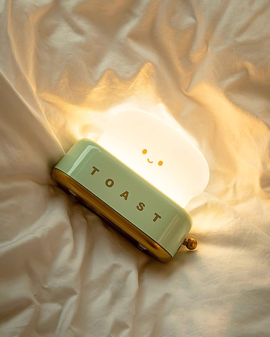 Toaster Lamp, Novelty Light with Glowing Toast