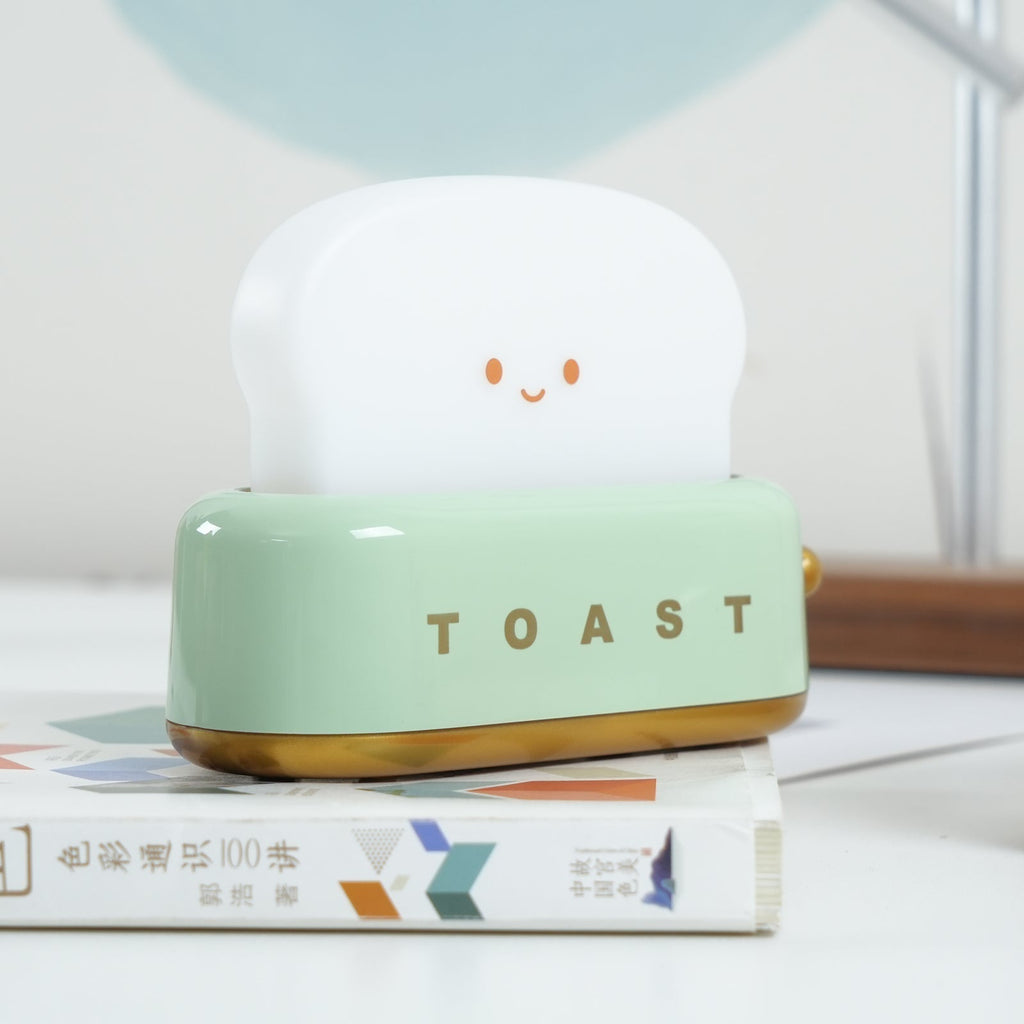 Toaster Lamp, Novelty Light with Glowing Toast