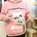 Hugglet Pet Pouch Hoodie with Removable Liner