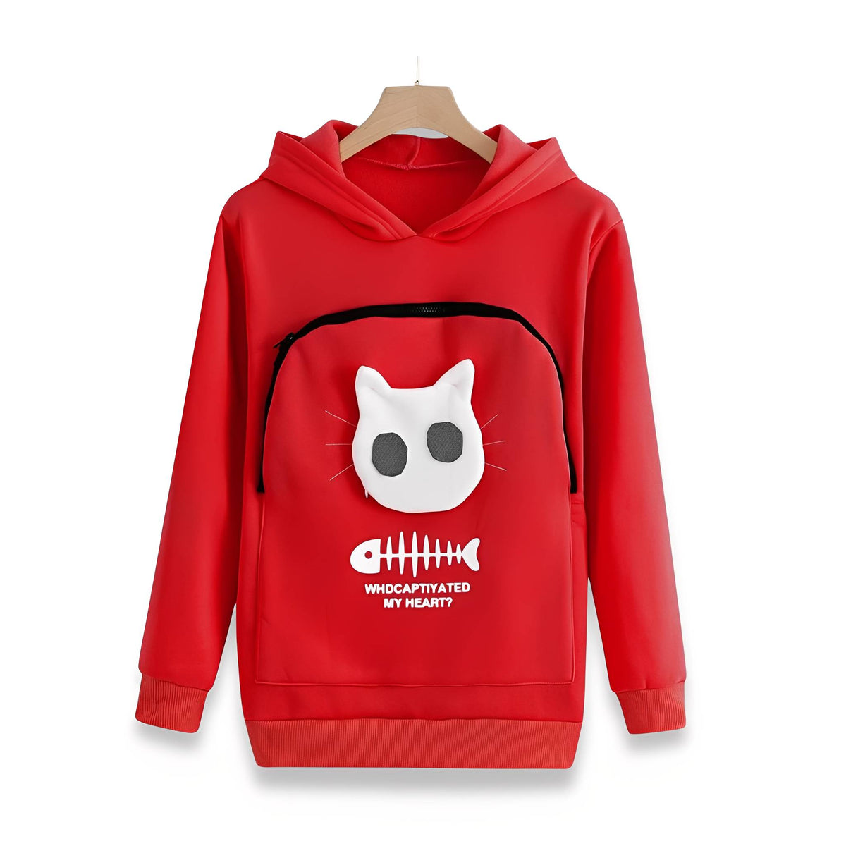 Hugglet Pet Pouch Hoodie with Removable Liner