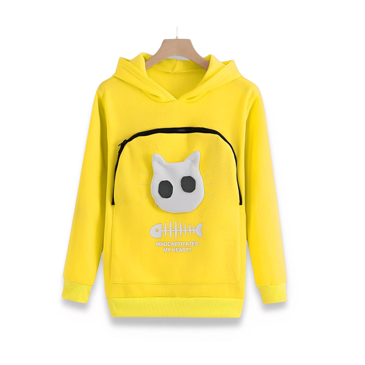 Hugglet Pet Pouch Hoodie with Removable Liner