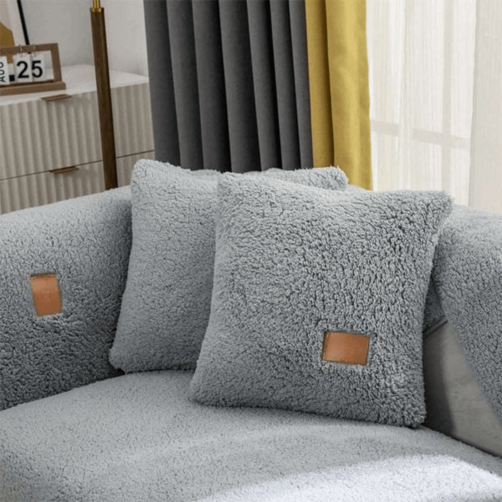 Hushcover Waterproof Sherpa-Style Sofa Cover