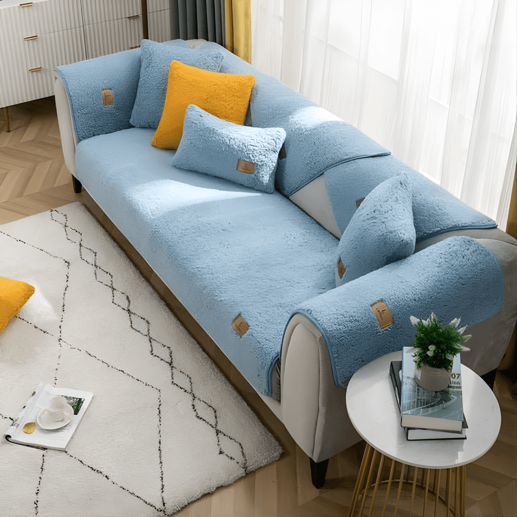 Hushcover Waterproof Sherpa-Style Sofa Cover