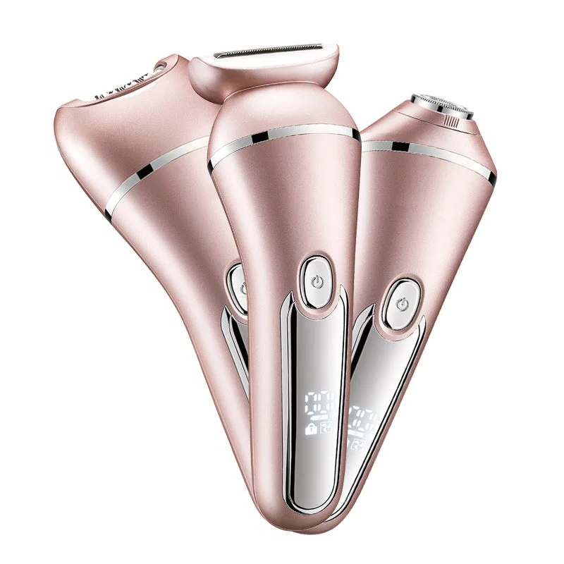 3-in-1 Cordless Women's Shaver, Waterproof