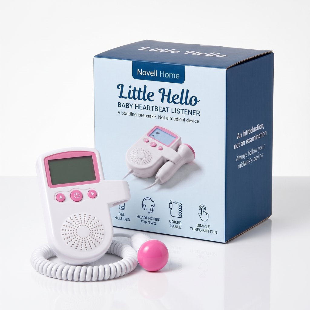 Fetal Doppler for Home Use, Handheld Heartbeat Device