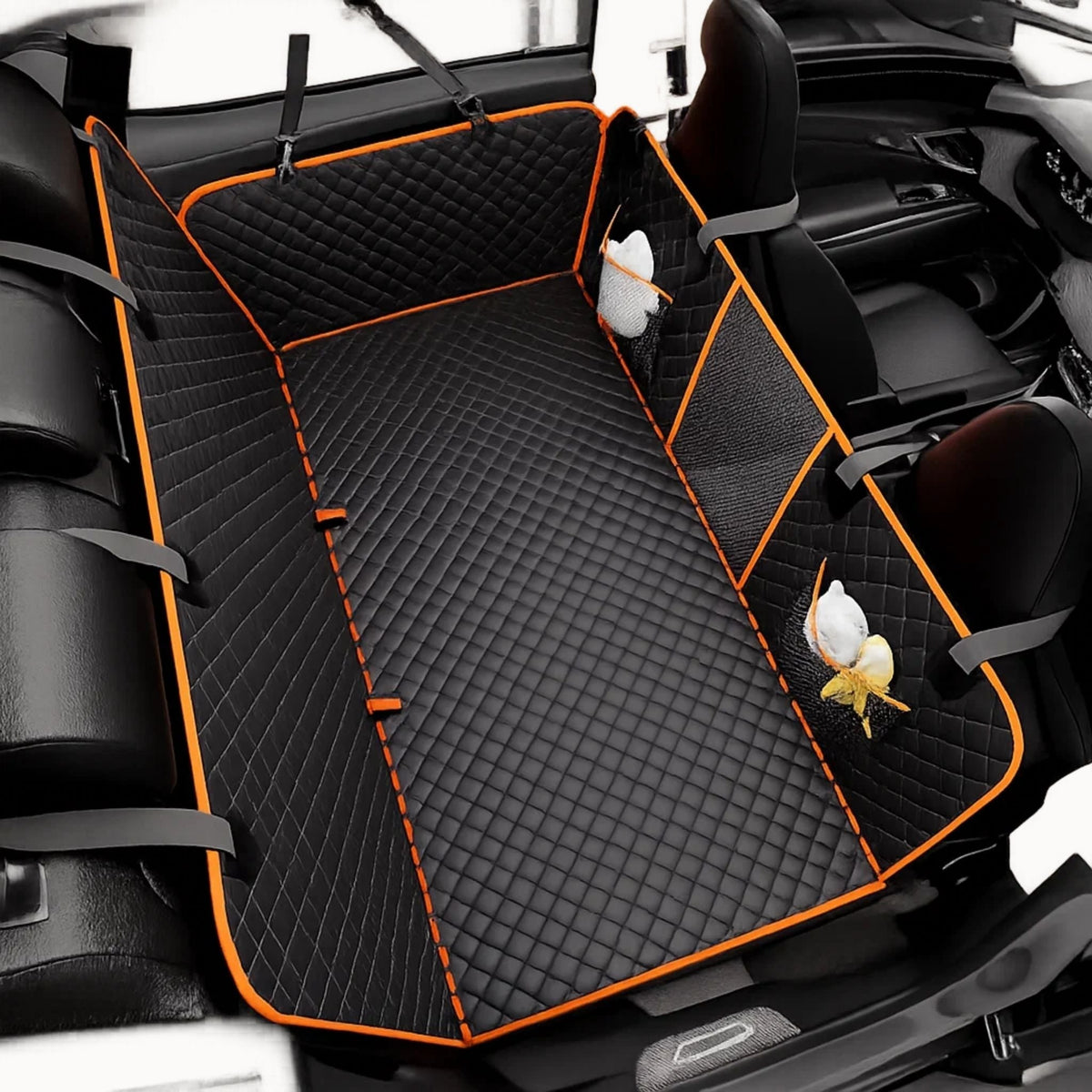 PawPad Full-Width Hard-Bottom Dog Car Seat Cover