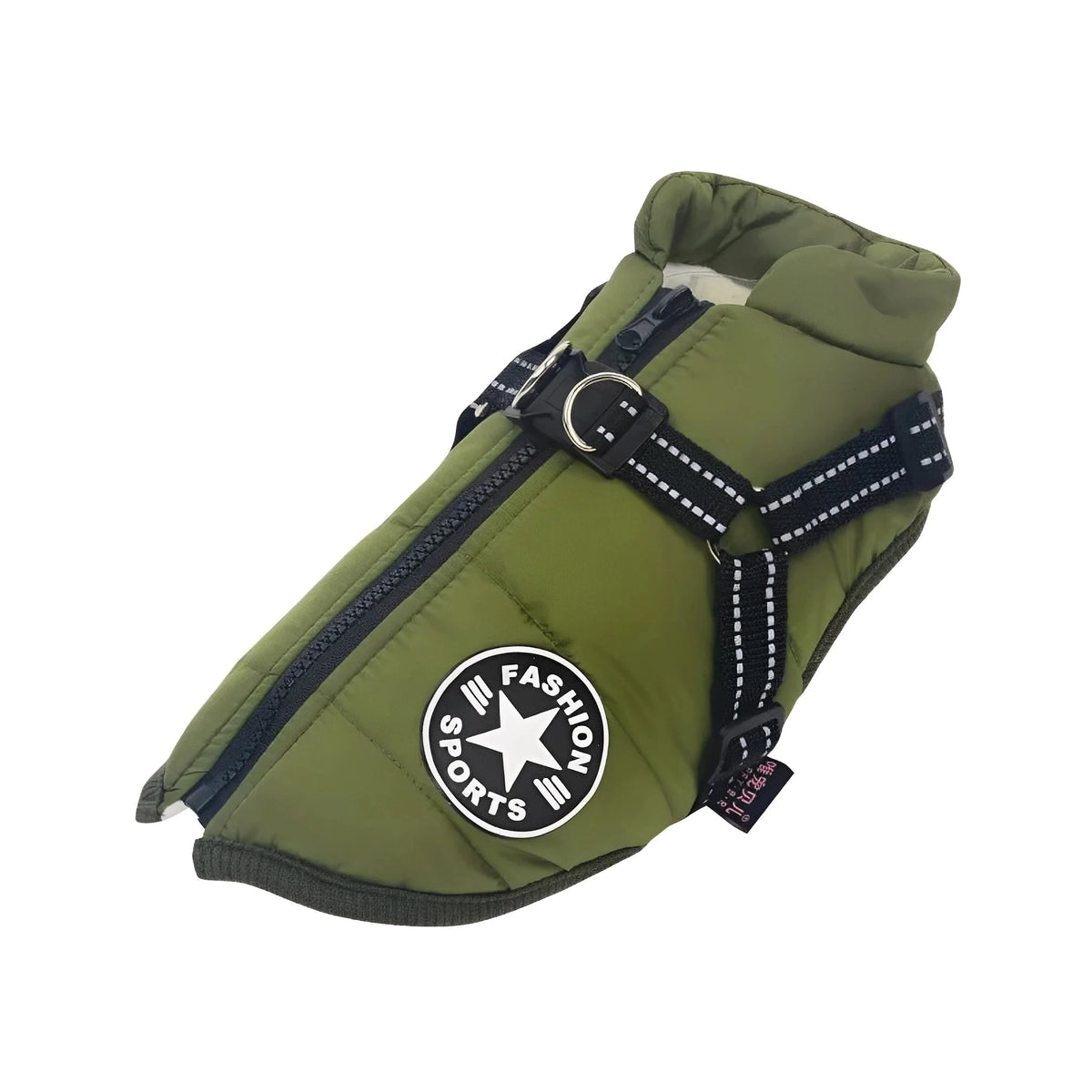 PawShield Padded Winter Dog Coat with Harness
