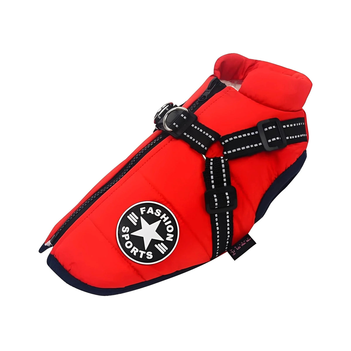 PawShield Padded Winter Dog Coat with Harness