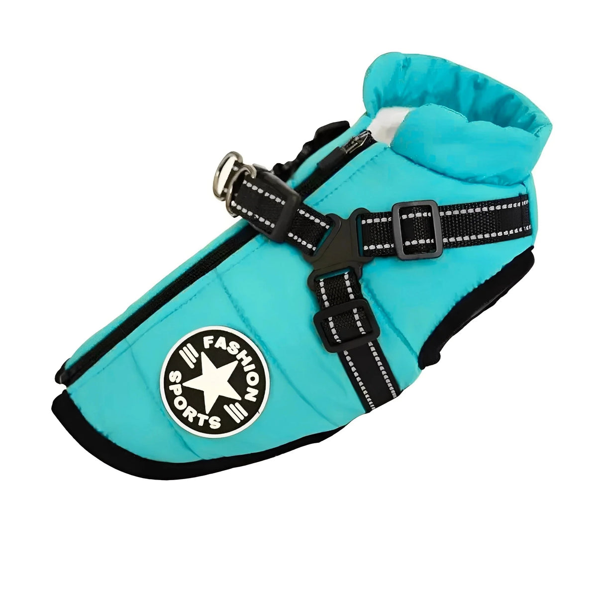 PawShield Padded Winter Dog Coat with Harness