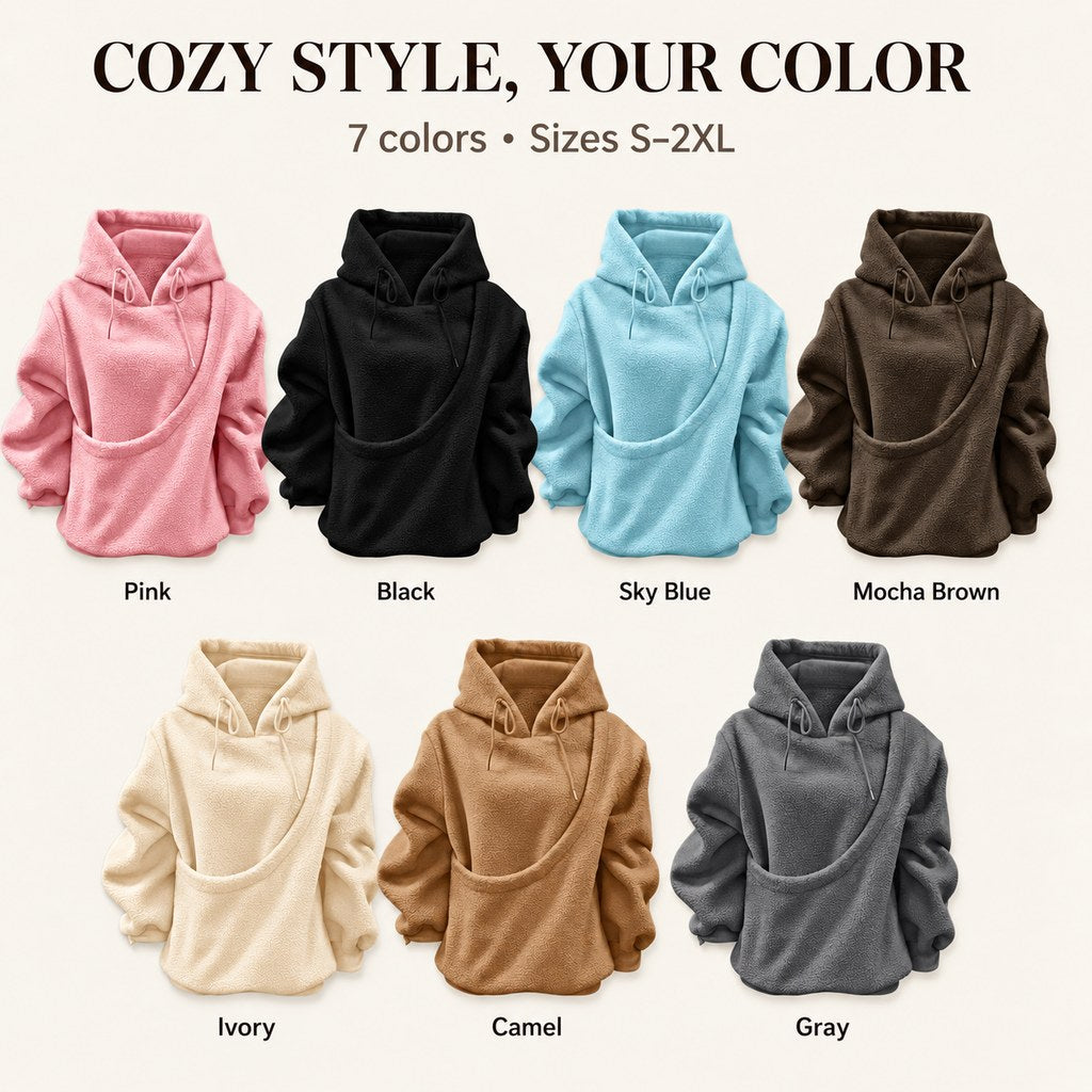 Sherpa Pet Carrier Hoodie for Small Dogs & Cats