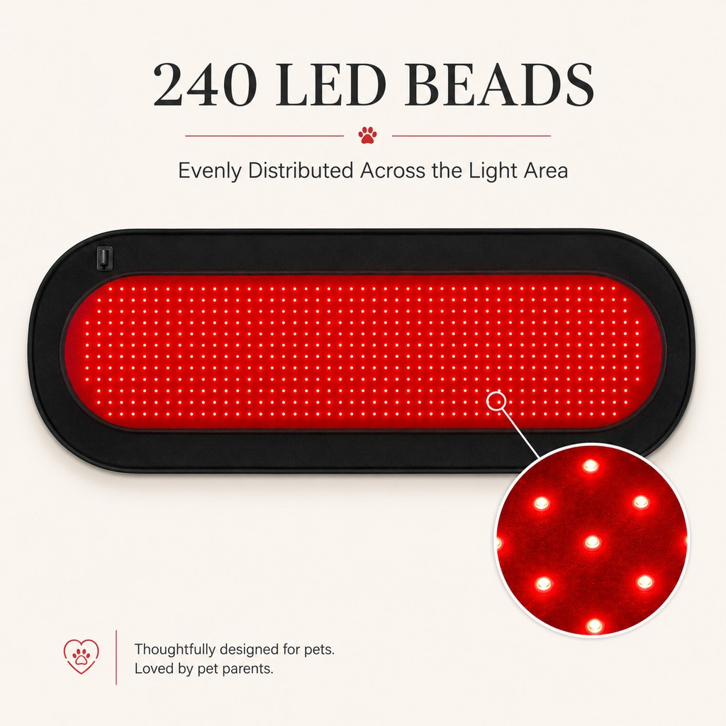 Red & Near-Infrared Light Wellness Mat for Dogs