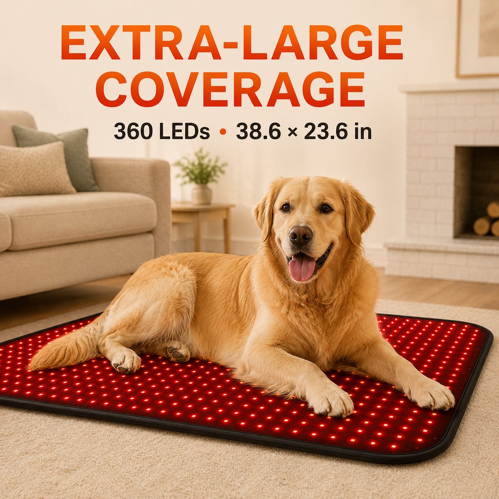 Red & Near-Infrared Light Wellness Mat for Dogs