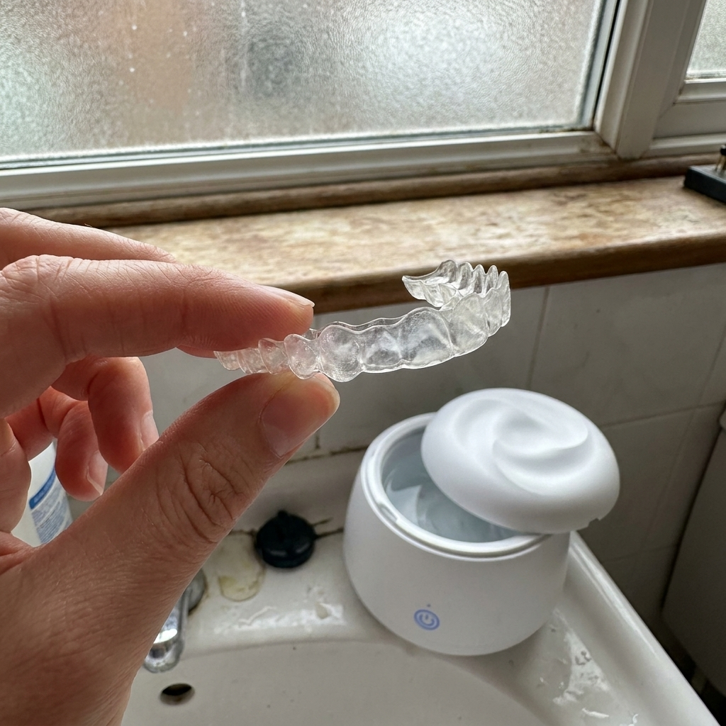 Retainer Cleaner, Ultrasonic and UV Cleaner for Aligners