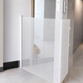 Retractable Pet Gate, No-Drill Mesh Gate for Doorways