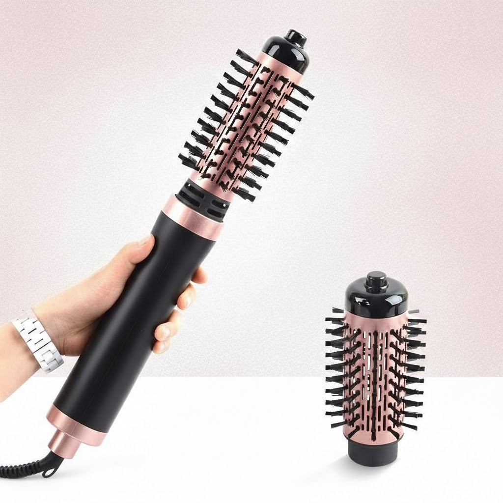 Rotating Hot Air Brush with Two Brush Heads