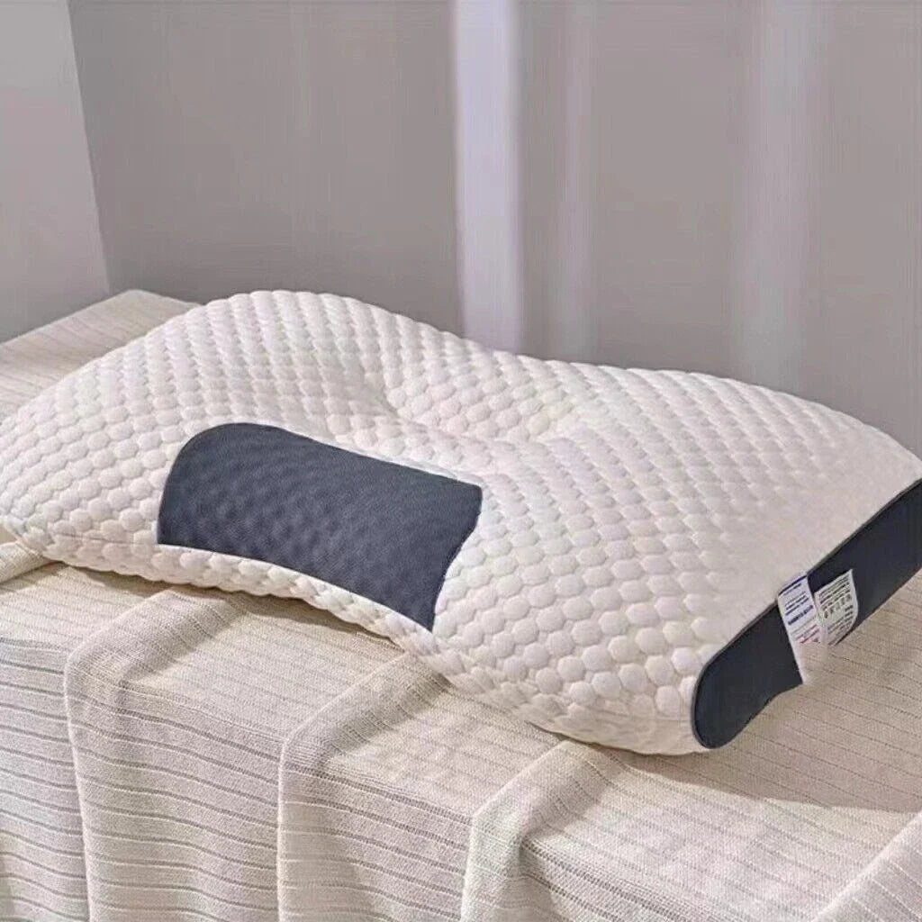 Ergonomic Memory Foam Pillow, Single or Pair