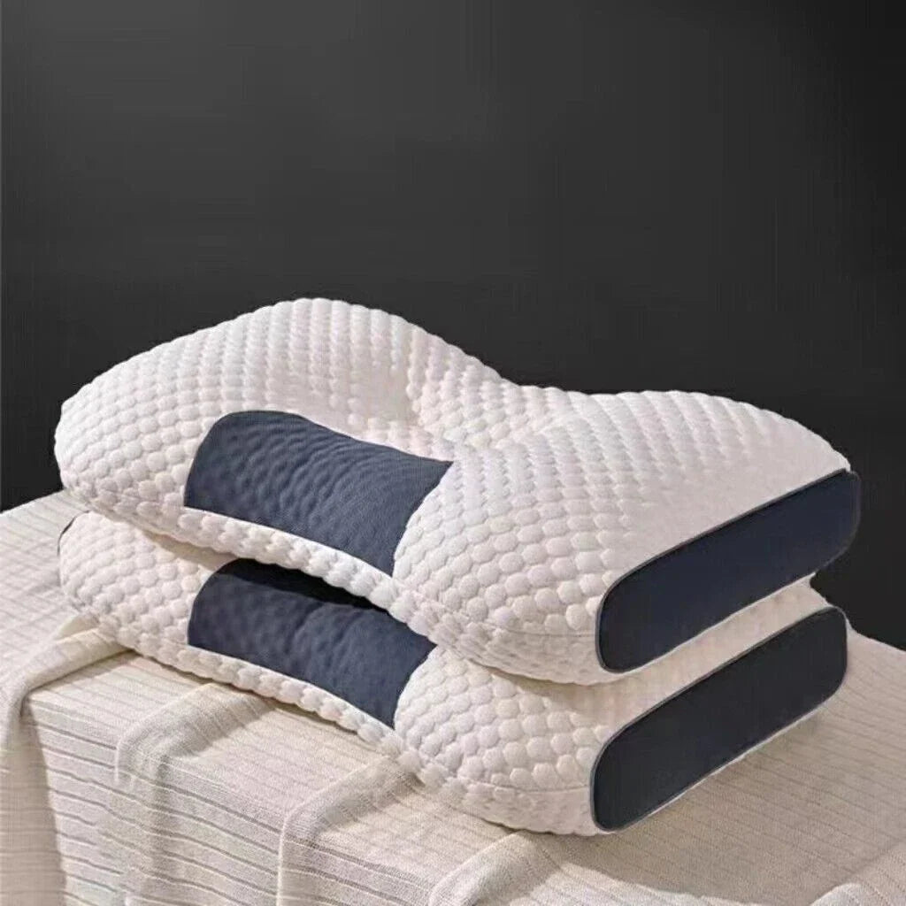 Ergonomic Memory Foam Pillow, Single or Pair