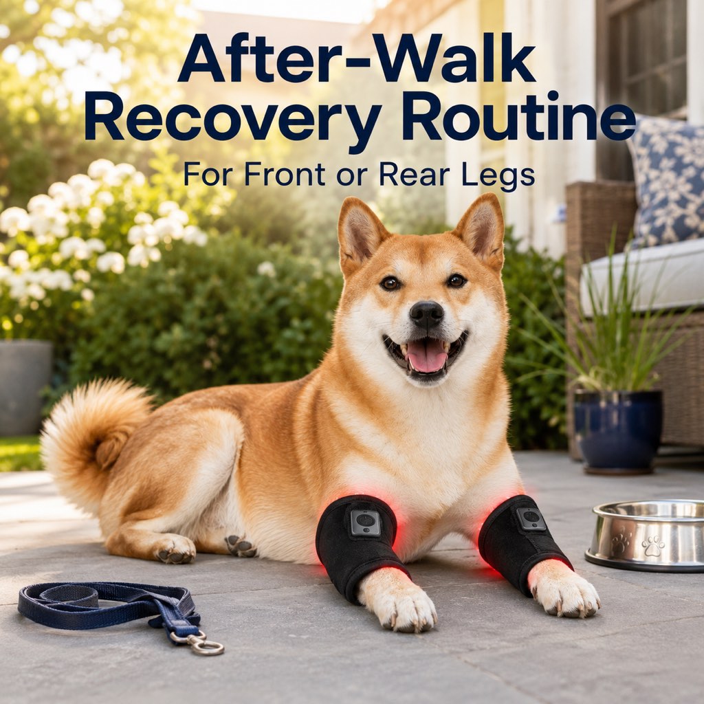 Red Light Wrap for Dogs, Rechargeable Knee Wrap