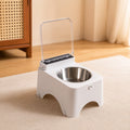 Auto-Opening Covered Cat Bowl, Rechargeable Feeder