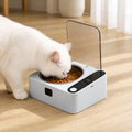 Motion Sensor Covered Cat Bowl with Auto Open Lid
