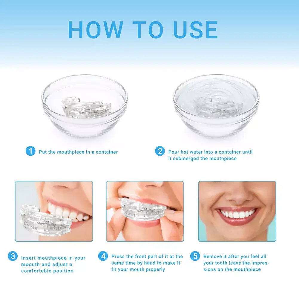 Anti-Snoring Mouthpiece, Single or Twin Pack