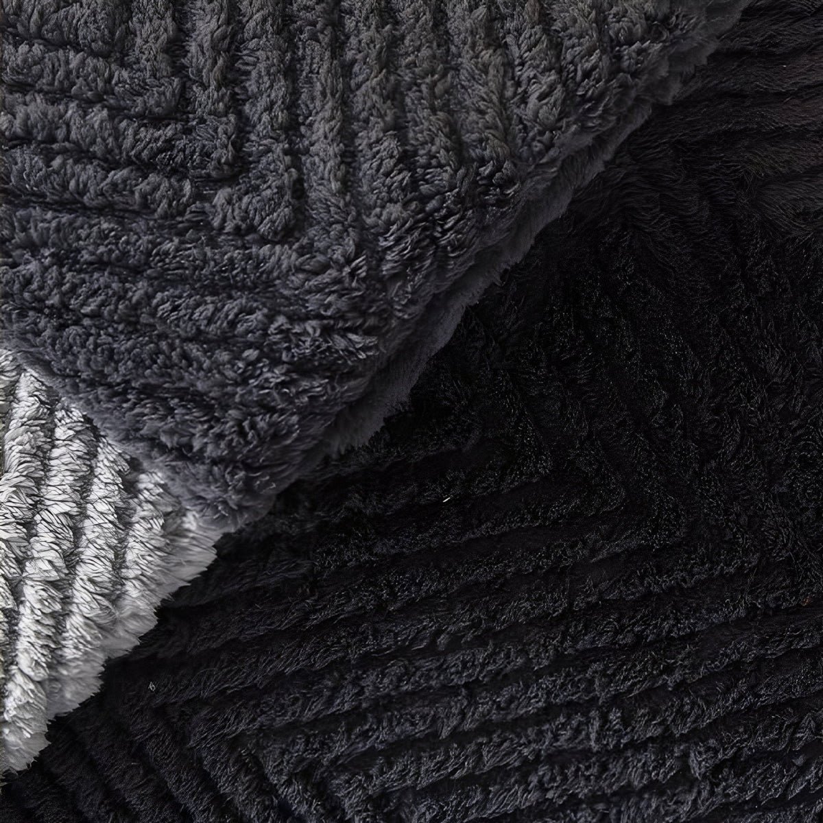 SnugGrip Plush Herringbone Sofa Cover