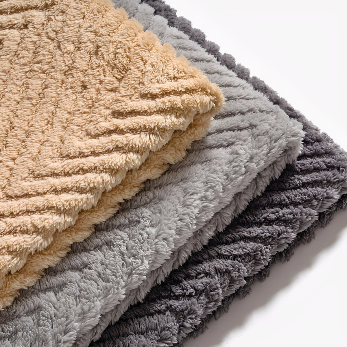 SnugGrip Plush Herringbone Sofa Cover