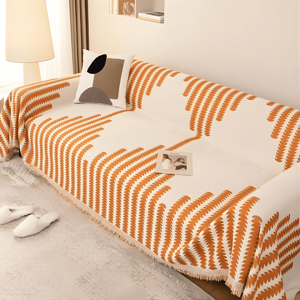 Sofura Chenille Geometric Sofa Cover