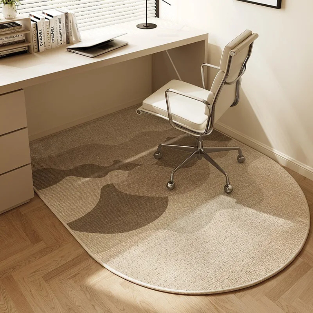 Patterned Office Chair Mat with Non-Slip Backing