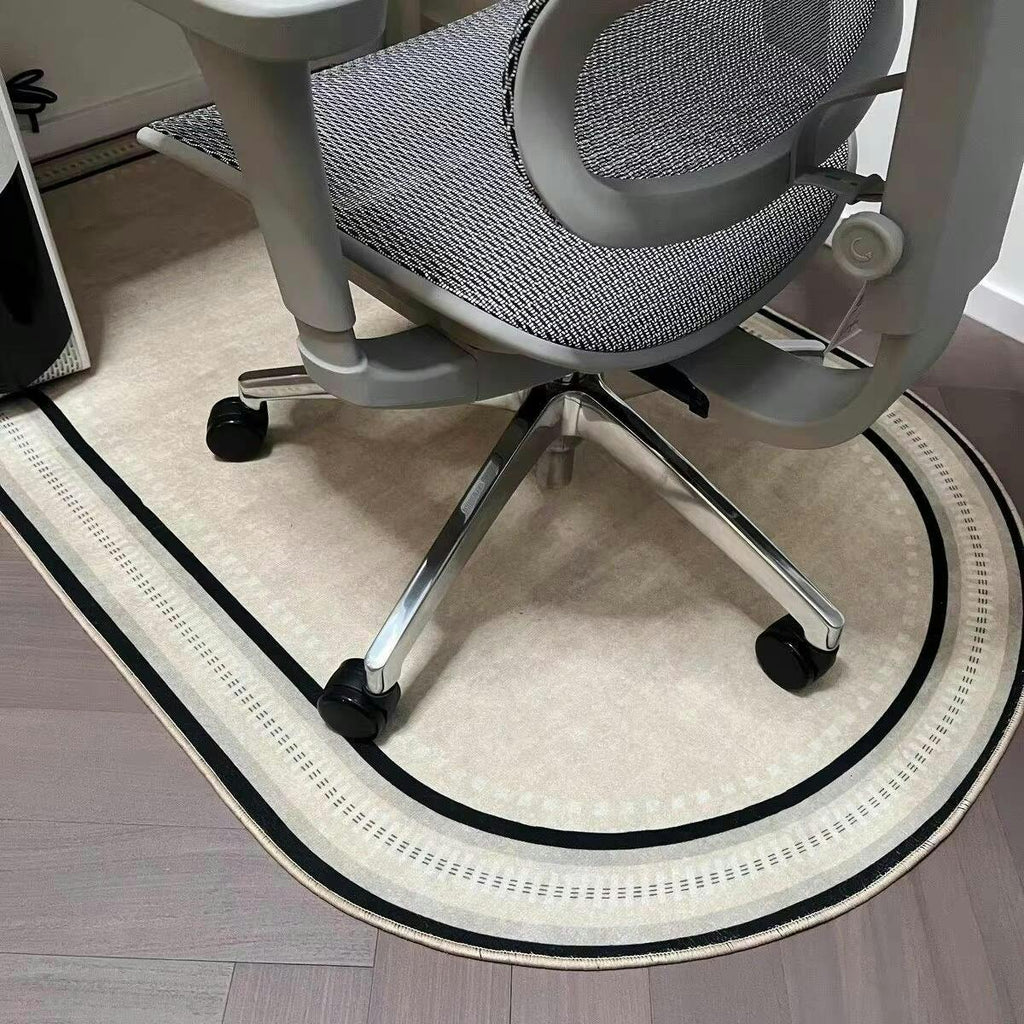 Patterned Office Chair Mat with Non-Slip Backing