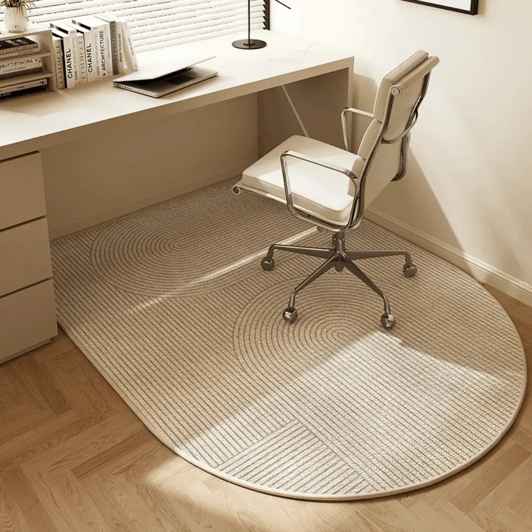 Patterned Office Chair Mat with Non-Slip Backing