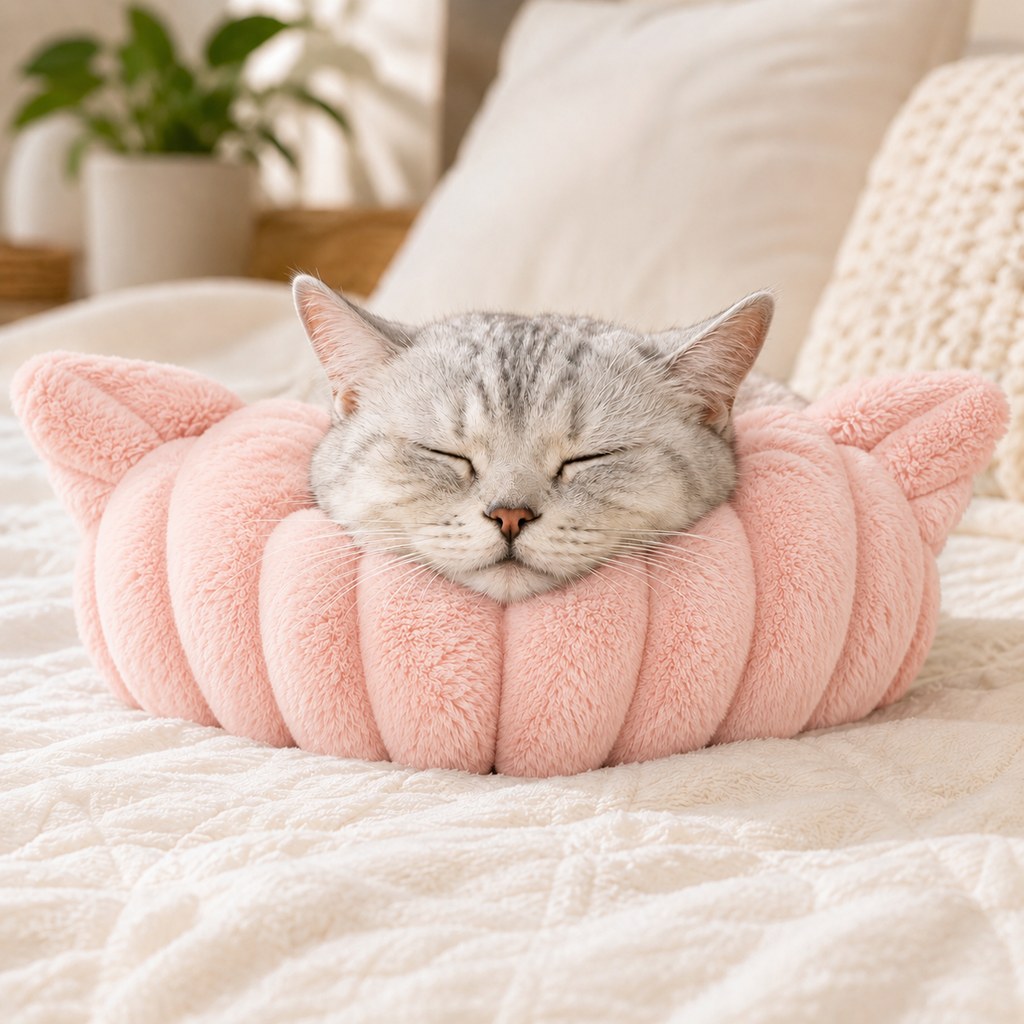 Pet Neck Pillow for Cats and Small Dogs, U-Shaped