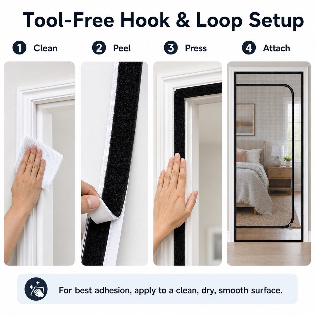 Zippered Mesh Pet Door Barrier